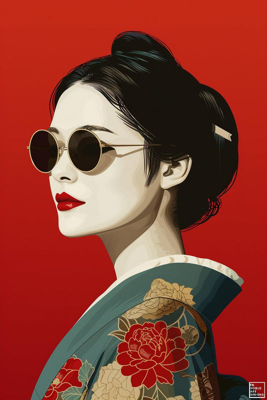 Japan Geisha #2 - EnVogue Art Designs