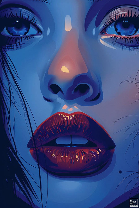 Lips Glow - EnVogue Art Designs