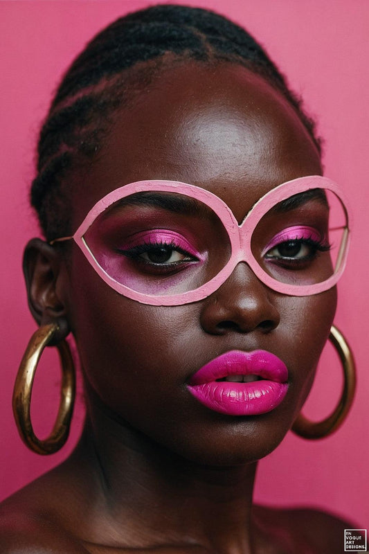 Lips Pink - EnVogue Art Designs